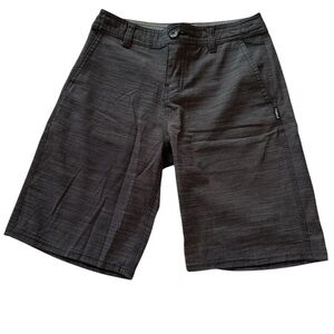 3/$20 O’Neill Boys Hybrid Quick-Dry Stretch Shorts Heather Black Size 24 Classic